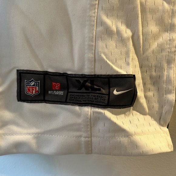 Kansas City KC Chiefs NFL Football #25 Away Nike White Jersey - Picture 5 of 7